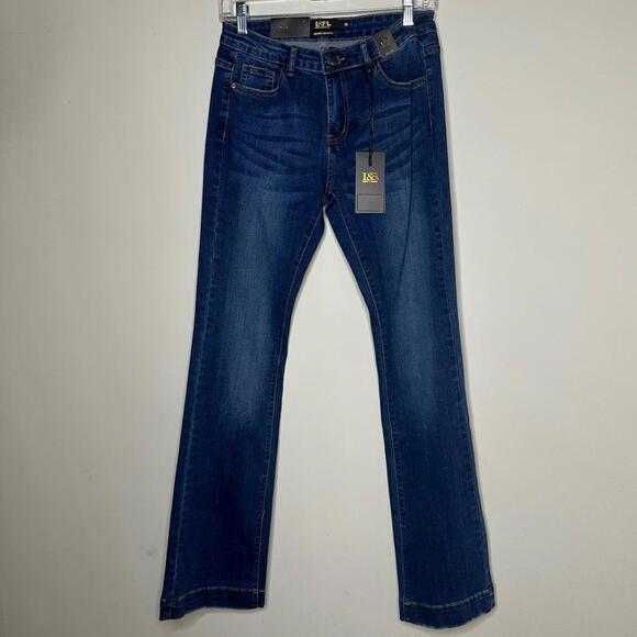 L&B size 6 Bootcut Jeans - dark wash non distressed denim - Picture 4 of 9